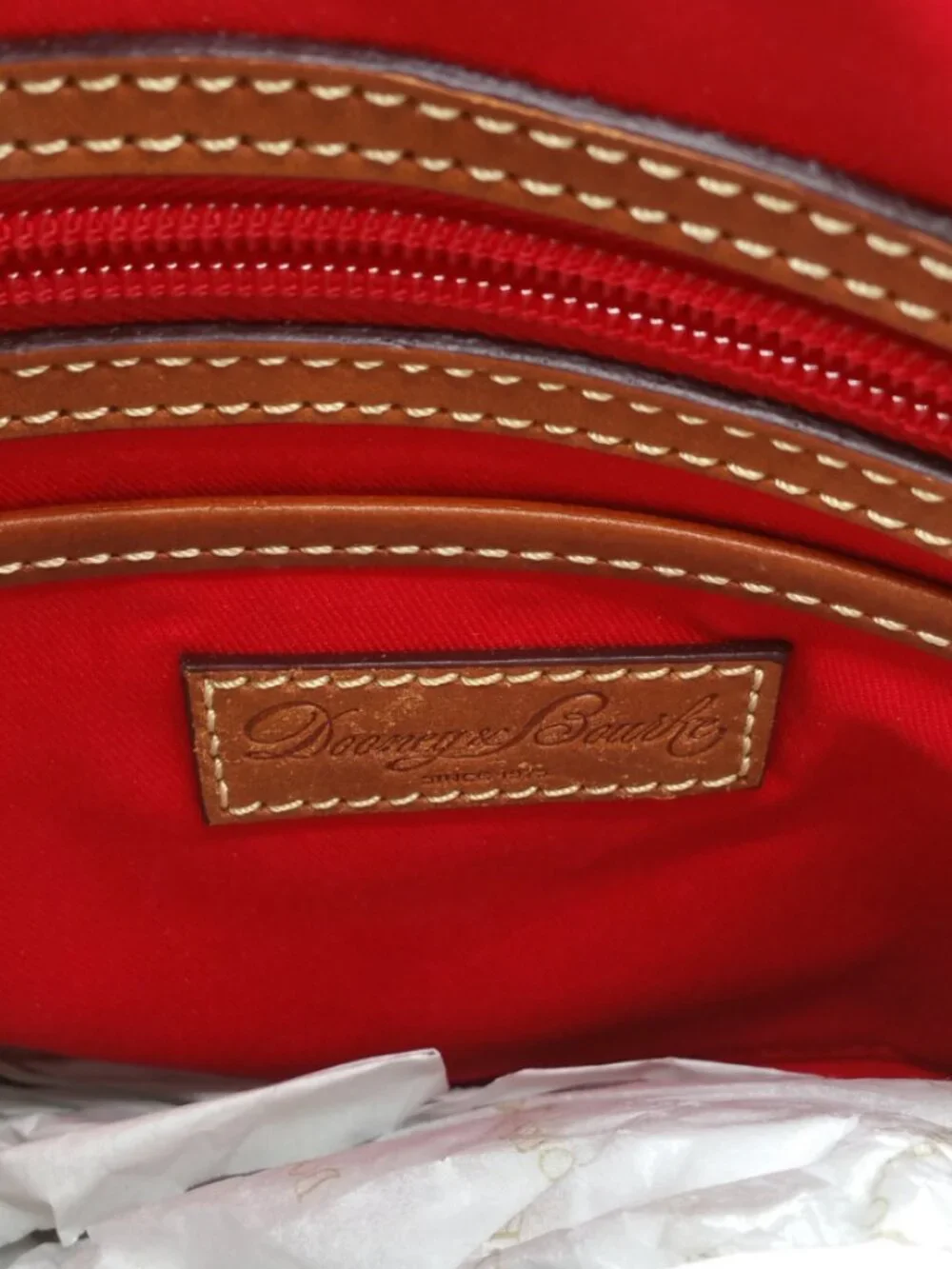 Dooney & Bourke Plumes Luna Blue Coated Cotton Large Hobo Bag - NEW